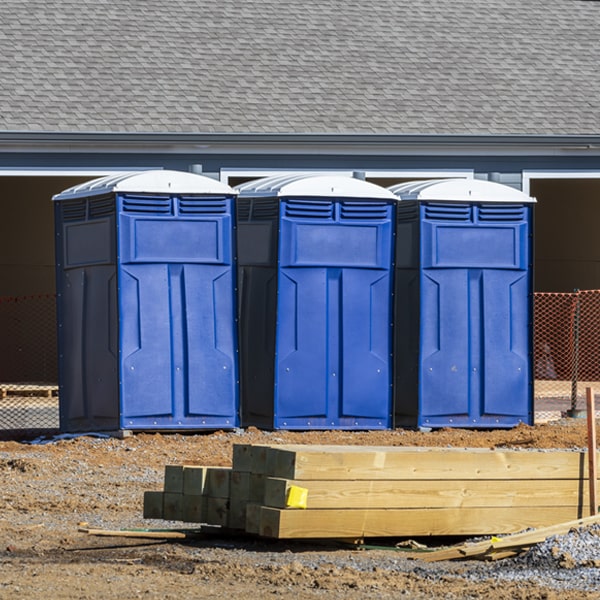 how often are the porta potties cleaned and serviced during a rental period in East Wareham Massachusetts